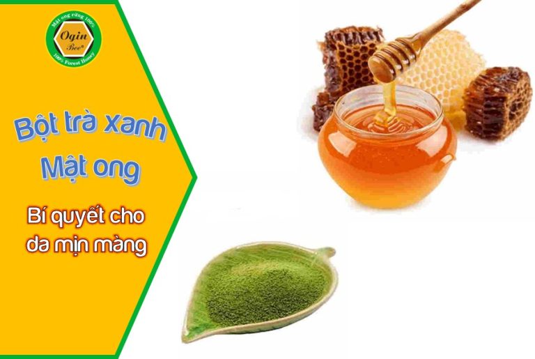 Bí quyết trẻ hóa làn da với mặt nạ trà xanh mật ong